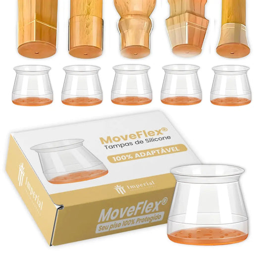MoveFlex® – Tampa de Silicone para Pés de Móveis (Protege contra Riscos e Barulhos) - Leve Mais e Pague Menos!